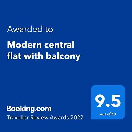 Modern Central Flat With Balcony & Free Parking On-Site Bournemouth Exterior foto
